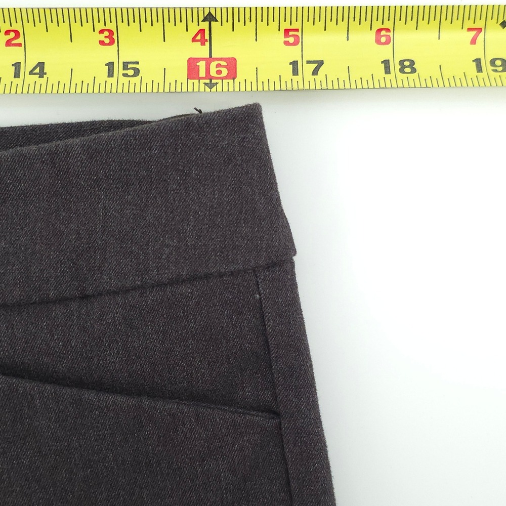 Old Navy Women Pants Pixie 12 Dark Gray Ankle Skinny Stretch Business Casual - Picture 8 of 11
